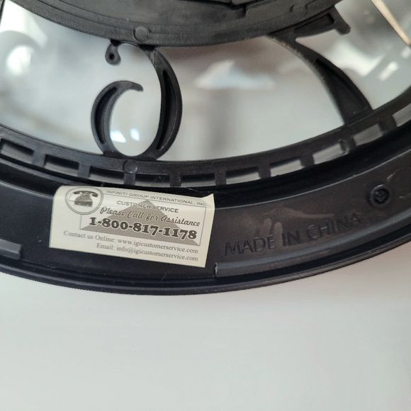 Sterling And Noble Rustic Gear Wall Clock Steampunk No9 Black Industrial Style - Picture 5 of 12